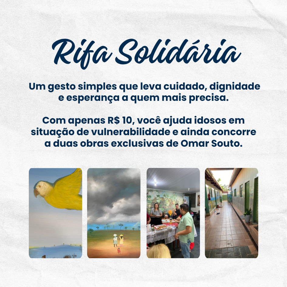 Arte que Cuida: Participe da Rifa Solidária 2026 e Transforme Vidas de Idosos